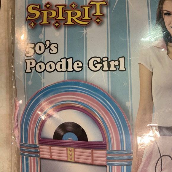 SPIRIT HALLOWEEN Womens Costume 50's Poodle Girl  Sz Med (8-10) - Picture 3 of 11